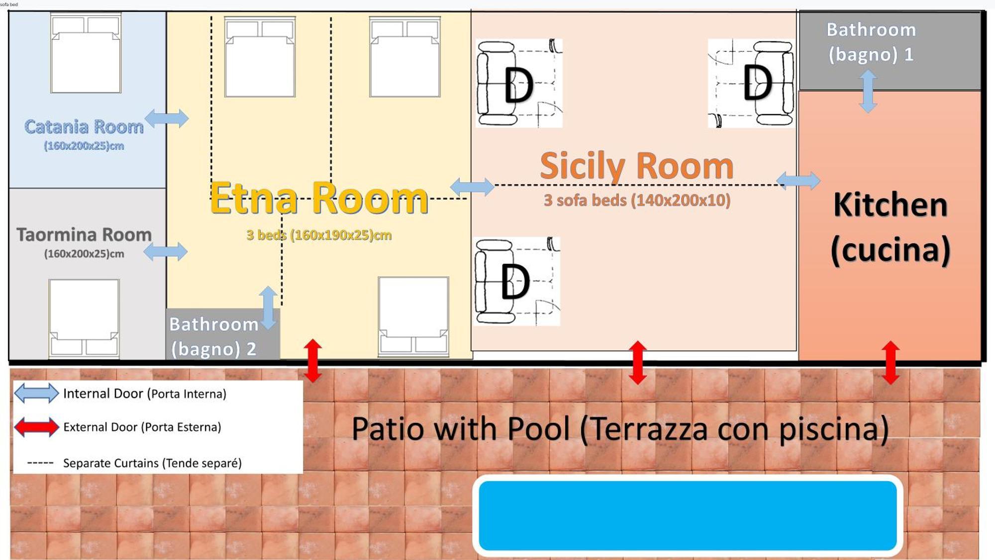 Villa Egle Belpasso, Villa Vacanza Con Piscina Kültér fotó